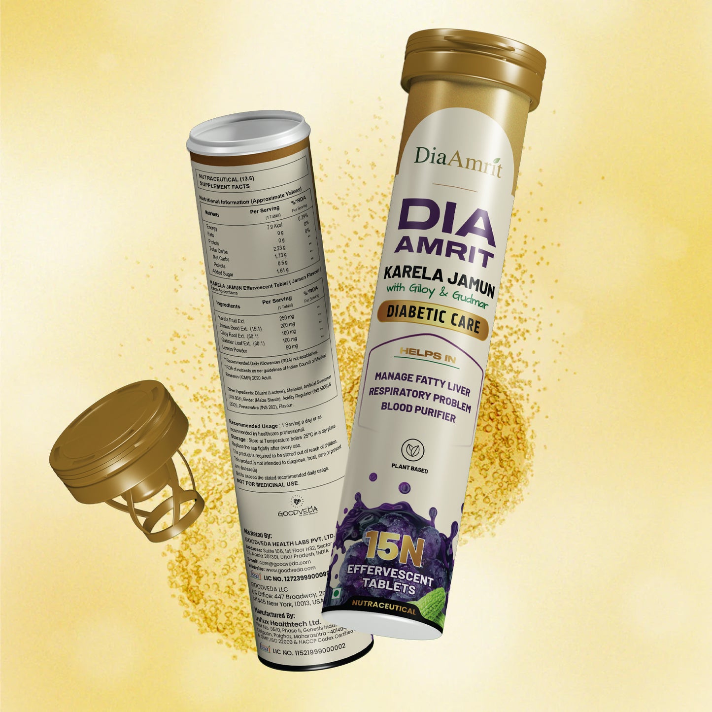 DiaAmrit's Effervescent for Diabetes Control