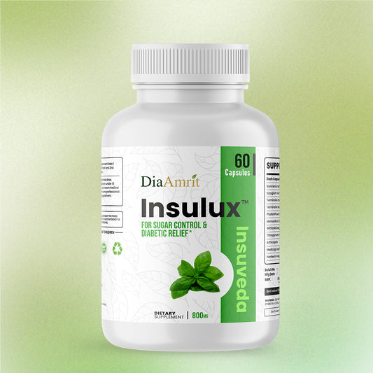 Insulux - Advanced Ayurvedic Formula for Blood Sugar Control. Best Results in Up to 80 Days