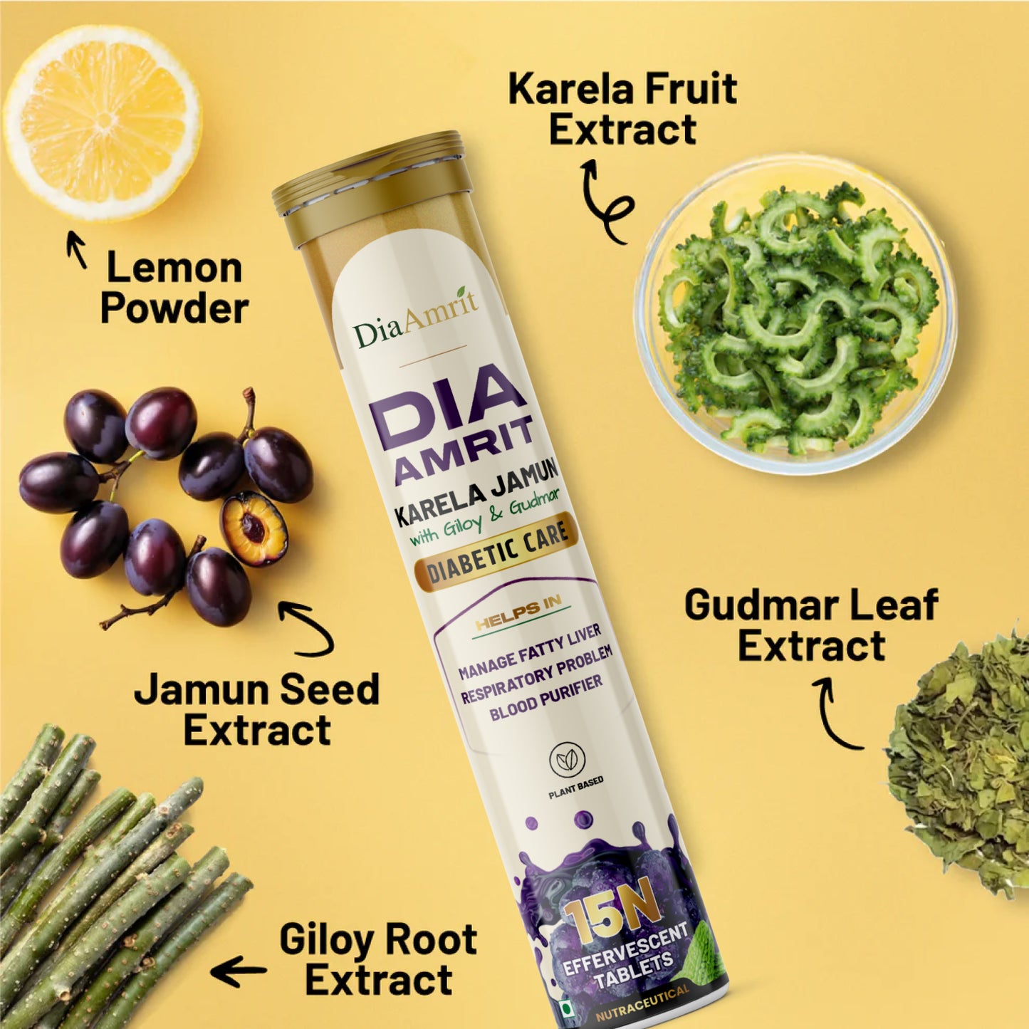 DiaAmrit's Effervescent for Diabetes Control